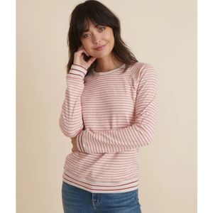 Marine Layer | Reversible Raglan Long Sleeve Top Multi Stripe Size Medium